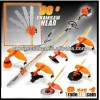 Garden tools Long reach pole hedge trimmer with CE BC52-8 for farm work garden machine