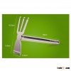 Stainless steel dual hoe rakes outdoor small hoe garden tools