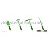 TPR grip garden hoe