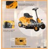 Ride on mowers with low factory price in hot selling