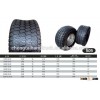 Tyre for Ride On Mower 18" x 8.50 - 8 golf cart go kart R-12- 730