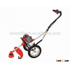 2015 durable handpush brush cutter with wheels lawn mower