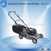 Alloy Hand Push Lawn Mower in 20-Inch Plastic Deck Portable Lawn Mover