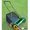 4 wheels 5 steel blades push reel lawn mower HYCS500 with a grass catcher