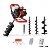 49cc Post Hole Digger Petrol Fence Fencing Earth Drill 100 200 300 mm Auger