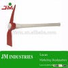 Red pickaxe with poplar wood handle