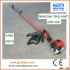 4.5m telescopic long reach pole saw / pole pruner