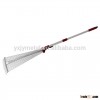 Aluminum scalable garden leaf rakes with various color design