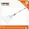 Professional garden supplier easy working telescopic leaf rake 15 teeth ,Lawn rake
