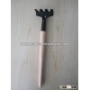 iron rake with wooden handle garden tool rake shovel spade