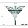 (8-1442) 2 Tin Leaf Grabber Grass rake In Metal Material