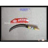 steel sickle with wooden handle 1319 7.5"