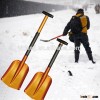 8.3" Aluminum Telescopic Car Snow Shovel,Kid's Garden Hand Tools with T Grip