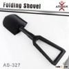 Portable Three Section Foldable Shovel Rubber handle