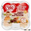 Cow&Gate baby food little steamed meal plates