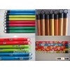 logo printed PVC coated pine wood handle for cleaning tools