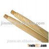 threaded end wood handle for farming and cleaning tools