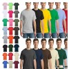 Wholesale Cheap Plain Round Neck T-shirt Stocklot