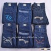 stock garment lot for mens demin jeans with Embroidered pockets