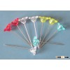 Crystal head pins