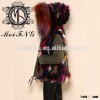 2015 Women's European luxury fox fur parka high quality fur coat and jacket