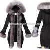 2016/2017 Fashion Women Winter Real Fur Parka with Fur Collar