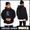 2015 fleece hoodie with high quality wholesale black hoodie for men