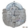 Scottish Full Dress Grey Rabbit Sporran With Chain Belt