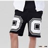 Outdoor trendy printed mens cargo shorts