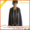 Adult Graduation Triangle edges Satin Bicolor Stole