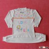 soft textile fabric 100% cotton children's Long Johns children's clothing set