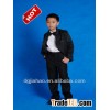 Fined workship boy wear black classical design party suits for boys