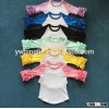 Toddler Girl Boutique Tops Wholesale Icing Ruffle Shirt Boutique Baby Ruffle Raglan