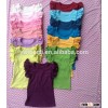 Beautiful girls boutique clothing girl multi-colors ruffle Sleeveless shirt persnickety clothing pre