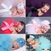 New coming Mint Girl Baby Party Dresses Baby Tutu Dress with Flower Headband Infant headband Baby Gi