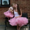 Custom fashion designs hot style mommy and child tutu skirt