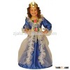 Little boys blue royal princess and prince medieval costume for kids