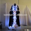 LED illuminated dress/luminous costume for party and stage performance