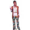 Hippie man costume 60s 70s fancy dress for advertising headband and belt halloween costume promotion