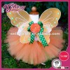 FTW-06 2016 Tinkerbell Fairy ballet tulle Tutu Girls Kids Childrens Pumpkin Fairy Tutu with Wings &a