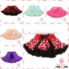 whosesale christmas red boutique baby girl fluffy pettiskirt