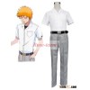 SunshineFun-Bleach Karakura High School Boy's Summer School Uniform Anime Cosplay Costumes