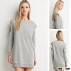 long sleeve cotton women shirt dress