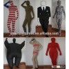 light yellow black orange zentai full body suit adult zentai full body suit