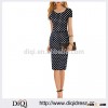 Women Dresses Summer Frill Asymmetircal Pencil Dot Polka Office Dresses Plus Size Women Clothing