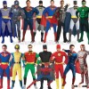 Women And Men Superhero costume adults carnival halloween cosplay costume QAMC-2562