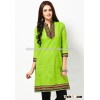 Green women's cotton Indian ladies Kurtis