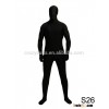 Unisex Black Full Body Spandex Lycra Skin Zentai Suit Morph Costume