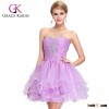 Grace Karin Sweetheart Beaded Sexy Cheap Short Lilac Homecoming Dresses CL6077-4