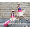 Blue and Pink Mommy and Me Costume dress in the same outfit with this wonderful choice of mother dau